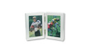 2.5X3.5 Silver Hinged Frame